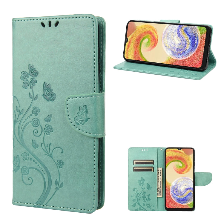 Butterfly Flower Pattern Flip Leather Phone Case, For Motorola Moto G42, For OnePlus 10T, For Samsung Galaxy A04, For Asus Zenfone 9