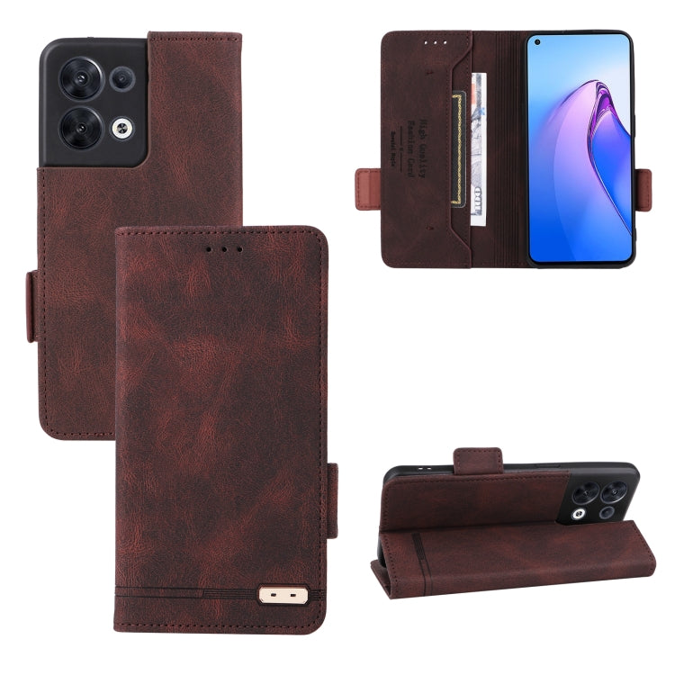 Magnetic Clasp Flip Leather Phone Case, For Realme 9i 5G, For Xiaomi Redmi Note 11S / Poco M4 Pro 5G, For Samsung Galaxy A04 4G, For Sony Xperia 5 IV, For Sharp Aquos Sense7 Plus, For OPPO Reno8 5G, For OPPO Reno8 Pro 5G