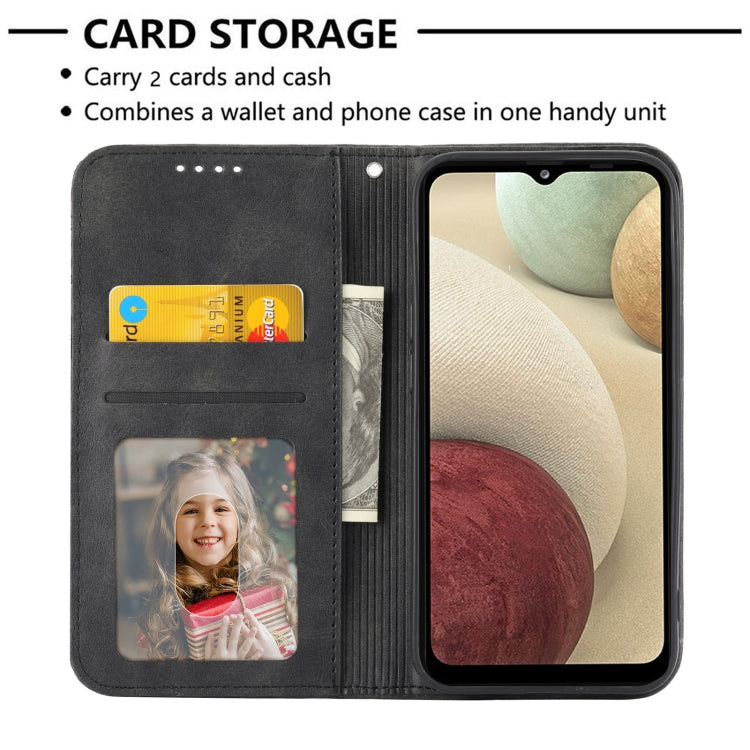 Cubic Grid Calf Texture Magnetic Closure Leather Phone Case, For Samsung Galaxy A22 5G JP Version, For Samsung Galaxy A03s 166mm, For Samsung Galaxy A03s 165.8mm, For Samsung Galaxy A13 4G / 5G, For Samsung Galaxy A53 5G, For Samsung Galaxy A73 5G