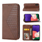 Cubic Grid Calf Texture Magnetic Closure Leather Phone Case, For Samsung Galaxy A22 5G JP Version, For Samsung Galaxy A03s 166mm, For Samsung Galaxy A03s 165.8mm, For Samsung Galaxy A13 4G / 5G, For Samsung Galaxy A53 5G, For Samsung Galaxy A73 5G