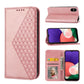 Cubic Grid Calf Texture Magnetic Closure Leather Phone Case, For Samsung Galaxy A22 5G JP Version, For Samsung Galaxy A03s 166mm, For Samsung Galaxy A03s 165.8mm, For Samsung Galaxy A13 4G / 5G, For Samsung Galaxy A53 5G, For Samsung Galaxy A73 5G