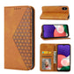 Cubic Grid Calf Texture Magnetic Closure Leather Phone Case, For Samsung Galaxy A22 5G JP Version, For Samsung Galaxy A03s 166mm, For Samsung Galaxy A03s 165.8mm, For Samsung Galaxy A13 4G / 5G, For Samsung Galaxy A53 5G, For Samsung Galaxy A73 5G