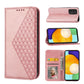 Cubic Grid Calf Texture Magnetic Closure Leather Phone Case, For Samsung Galaxy A22 5G JP Version, For Samsung Galaxy A03s 166mm, For Samsung Galaxy A03s 165.8mm, For Samsung Galaxy A13 4G / 5G, For Samsung Galaxy A53 5G, For Samsung Galaxy A73 5G