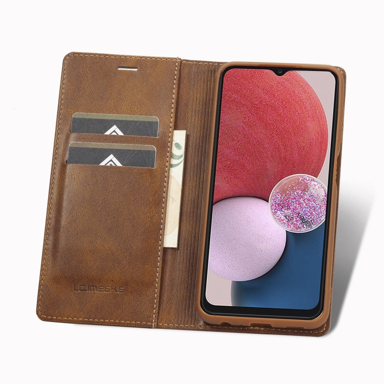 LC.IMEEKE RFID Anti-theft Leather Phone Case, For Samsung Galaxy A04 / A04s / A13 4G&5G