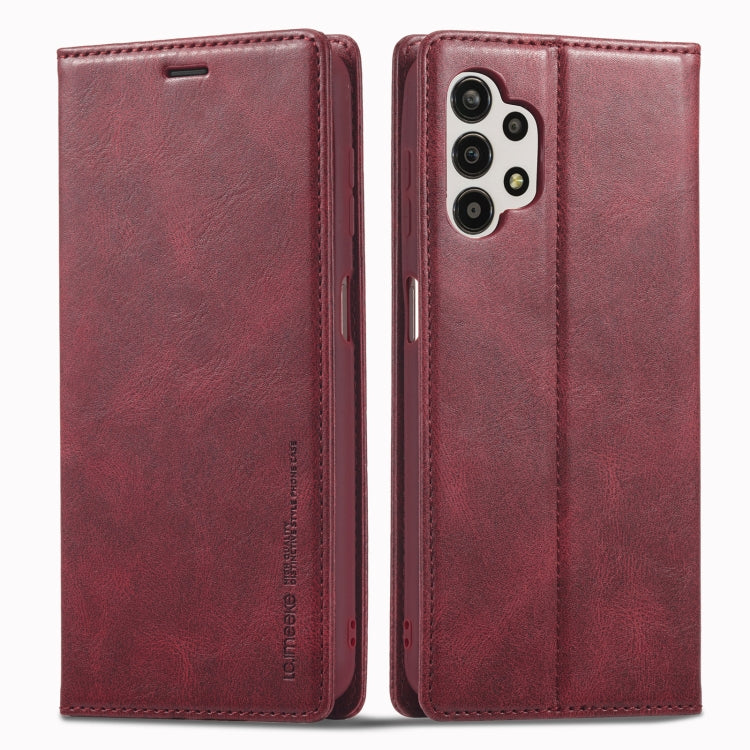 LC.IMEEKE RFID Anti-theft Leather Phone Case, For Samsung Galaxy A04 / A04s / A13 4G&5G