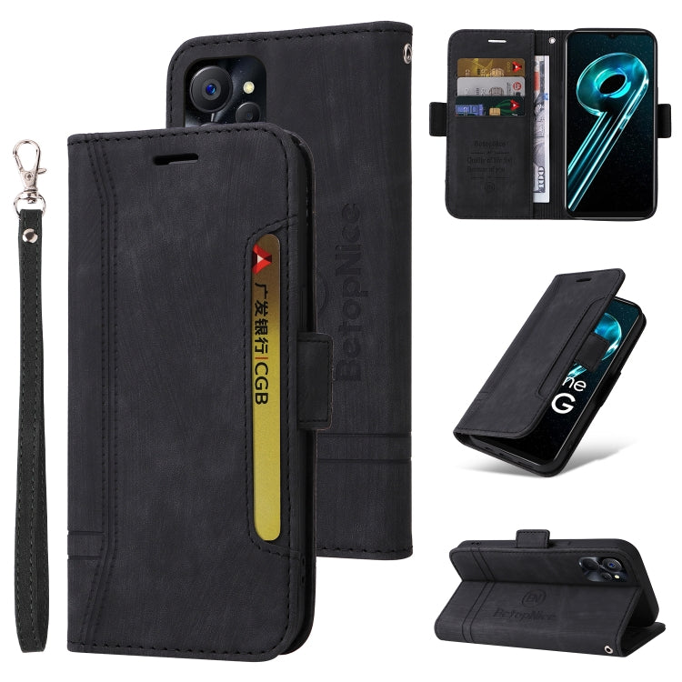 BETOPNICE Dual-side Buckle Leather Phone Case, For Realme 9i 5G, For Realme 8i, For vivo Y77 5G Global, For vivo Y02s / Y16 4G, For vivo Y75 4G / V23e 4G/5G, For vivo Y35 4G / Y22s / Y22, For vivo V25 / V25e 4G Global