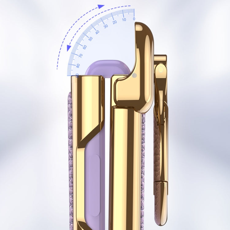 GKK Integrated Plating + Leather Flip Phone Case, For Samsung Galaxy Z Flip4