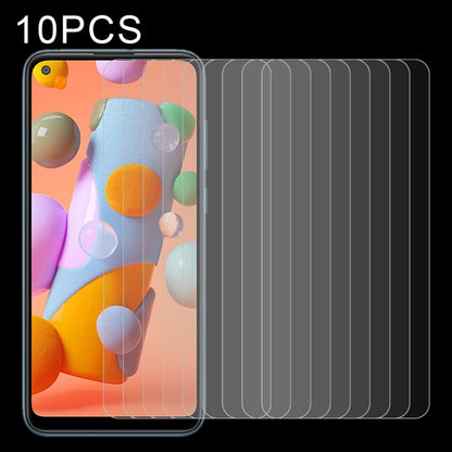 10 PCS 0.26mm 9H Surface Hardness 2.5D Explosion-proof Tempered Glass Non-full Screen Film For Samsumg Galaxy F55 / M55 / M54 / A71 / F54, For Galaxy A11 (10 PCS), For Galaxy A21 (1 PC), For Galaxy A51 (10 PCS)������������������������������������������...
