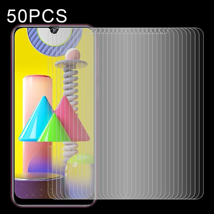 50 PCS 0.26mm 9H Surface Hardness 2.5D Explosion-proof Tempered Glass Non-full Screen Film For Samsumg Galaxy F55 / M55 / M54 / A71 / F54, For Galaxy A11 (50 PCS), For Galaxy A21 (50 PCS), For Galaxy A51 (50 PCS)����������������������������������������...