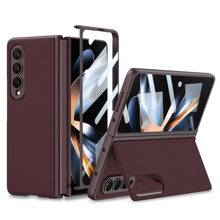 GKK Integrated Ultra-thin Folding Leather Phone Case with Stand, For Samsung Galaxy Z Fold4