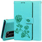 Rose Embossed Horizontal Flip PU Leather Case with Holder & Card Slots & Wallet