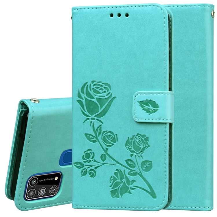 Rose Embossed Horizontal Flip PU Leather Case with Holder & Card Slots & Wallet