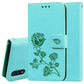 Rose Embossed Horizontal Flip PU Leather Case with Holder & Card Slots & Wallet