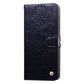 Business Style Oil Wax Texture Horizontal Flip Leather Case, with Holder & Card Slots & Wallet