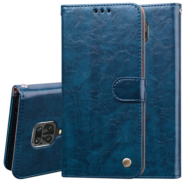 Business Style Oil Wax Texture Horizontal Flip Leather Case, with Holder & Card Slots & Wallet