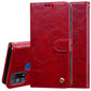 Business Style Oil Wax Texture Horizontal Flip Leather Case, with Holder & Card Slots & Wallet