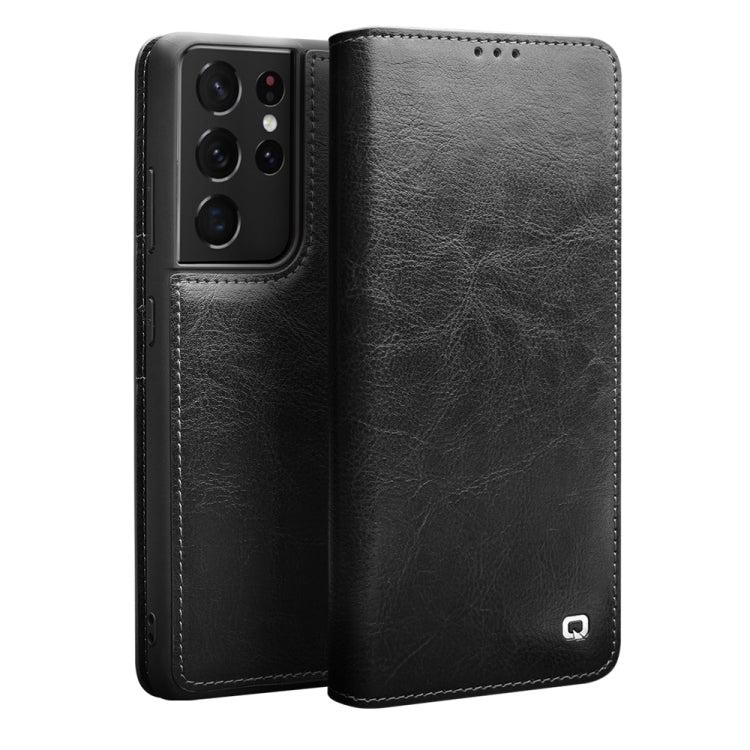 QIALINO Genuine Leather Phone Case, For Samsung Galaxy Note20, For Samsung Galaxy Note20 Ultra, For Samsung Galaxy S21 5G, For Samsung Galaxy S21+ 5G, For Samsung Galaxy S21 Ultra 5G, For Samsung Galaxy S22 Ultra 5G, For Samsung Galaxy S22+ 5G���������...