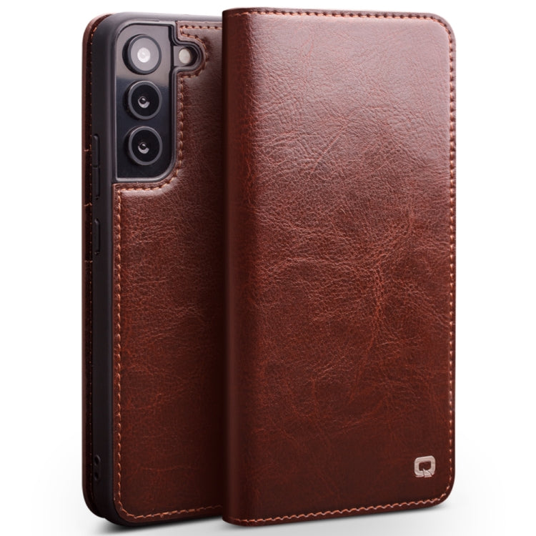 QIALINO Genuine Leather Phone Case, For Samsung Galaxy Note20, For Samsung Galaxy Note20 Ultra, For Samsung Galaxy S21 5G, For Samsung Galaxy S21+ 5G, For Samsung Galaxy S21 Ultra 5G, For Samsung Galaxy S22 Ultra 5G, For Samsung Galaxy S22+ 5G���������...