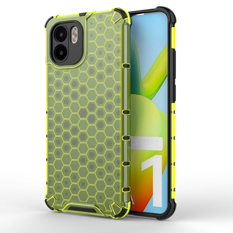 Shockproof Honeycomb PC + TPU Phone Case, For Samsung Galaxy A04 4G, For Realme C33 4G India, For Xiaomi Redmi A1
