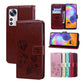 Rose Embossed Flip PU Leather Phone Case
