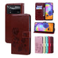 Rose Embossed Flip PU Leather Phone Case
