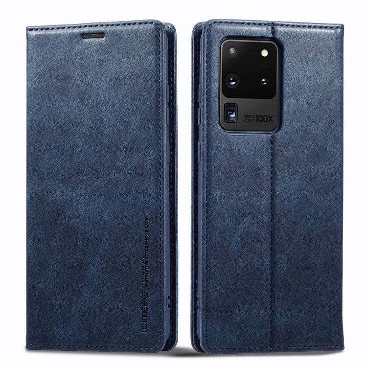 LC.IMEEKE RFID Anti-theft Leather Phone Case, For Samsung Galaxy S20 Ultra, For Samsung Galaxy S21 Ultra 5G