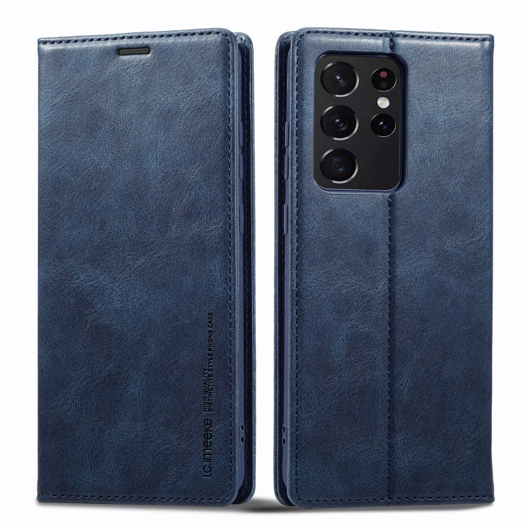 LC.IMEEKE RFID Anti-theft Leather Phone Case, For Samsung Galaxy S20 Ultra, For Samsung Galaxy S21 Ultra 5G