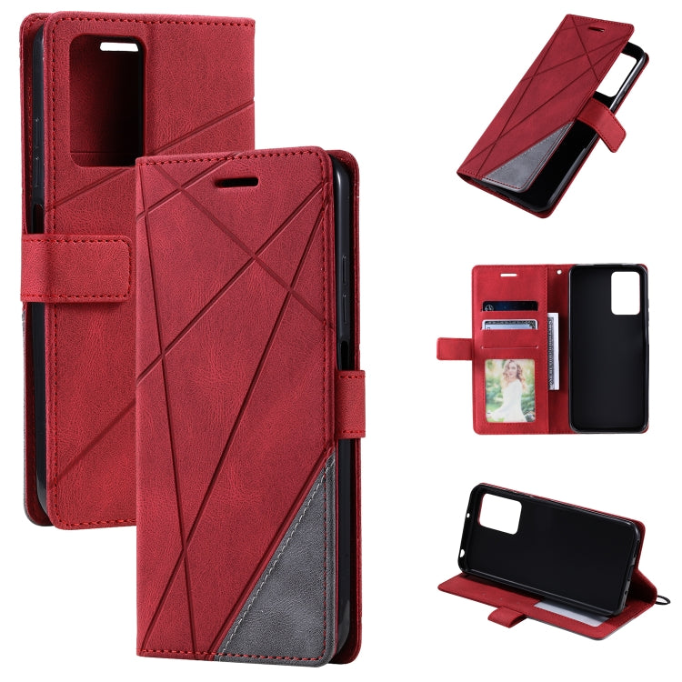 Skin Feel Splicing Leather Phone Case, For Xiaomi Redmi 10 Prime+ 5G, For Sony Xperia 1 IV, For Sony Xperia 10 IV, For Xiaomi Redmi Note 11T Pro 5G, For Xiaomi Poco M4 5G, For OPPO Find X5 Pro
