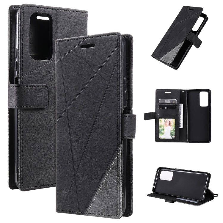Skin Feel Splicing Leather Phone Case, For Xiaomi Redmi 10 Prime+ 5G, For Sony Xperia 1 IV, For Sony Xperia 10 IV, For Xiaomi Redmi Note 11T Pro 5G, For Xiaomi Poco M4 5G, For OPPO Find X5 Pro