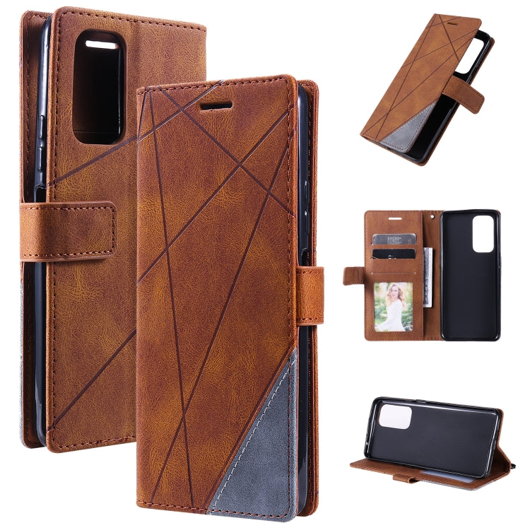 Skin Feel Splicing Leather Phone Case, For Xiaomi Redmi 10 Prime+ 5G, For Sony Xperia 1 IV, For Sony Xperia 10 IV, For Xiaomi Redmi Note 11T Pro 5G, For Xiaomi Poco M4 5G, For OPPO Find X5 Pro