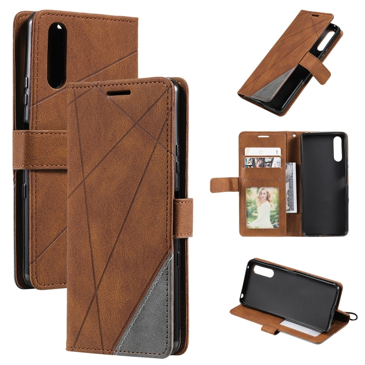 Skin Feel Splicing Leather Phone Case, For Xiaomi Redmi 10 Prime+ 5G, For Sony Xperia 1 IV, For Sony Xperia 10 IV, For Xiaomi Redmi Note 11T Pro 5G, For Xiaomi Poco M4 5G, For OPPO Find X5 Pro