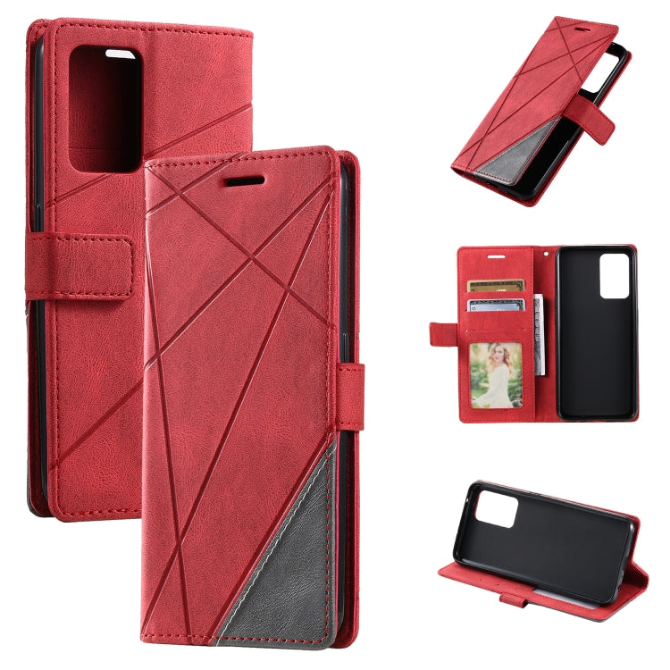 Skin Feel Splicing Leather Phone Case, For Xiaomi Redmi 10 Prime+ 5G, For Sony Xperia 1 IV, For Sony Xperia 10 IV, For Xiaomi Redmi Note 11T Pro 5G, For Xiaomi Poco M4 5G, For OPPO Find X5 Pro