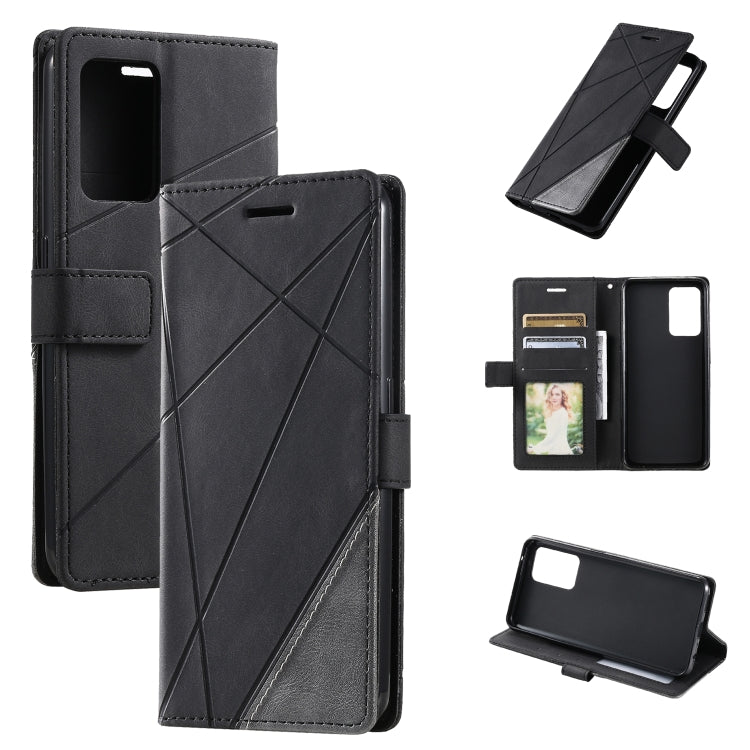 Skin Feel Splicing Leather Phone Case, For Xiaomi Redmi 10 Prime+ 5G, For Sony Xperia 1 IV, For Sony Xperia 10 IV, For Xiaomi Redmi Note 11T Pro 5G, For Xiaomi Poco M4 5G, For OPPO Find X5 Pro