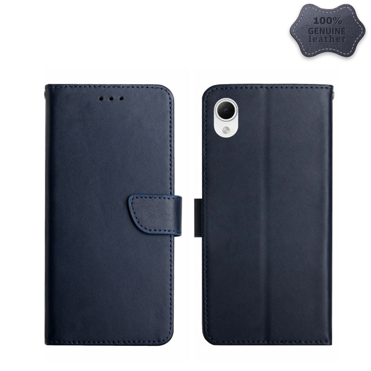 Genuine Leather Fingerprint-proof Flip Phone Case, For Samsung Galaxy A04 4G, For Samsung Galaxy A04s, For Samsung Galaxy A23 5G JP Version, For Samsung Galaxy A23e/A23s, For Sony Xperia 5 IV, For vivo X80 Lite/V25 5G, For Honor 70 Pro/70 Pro+���������...