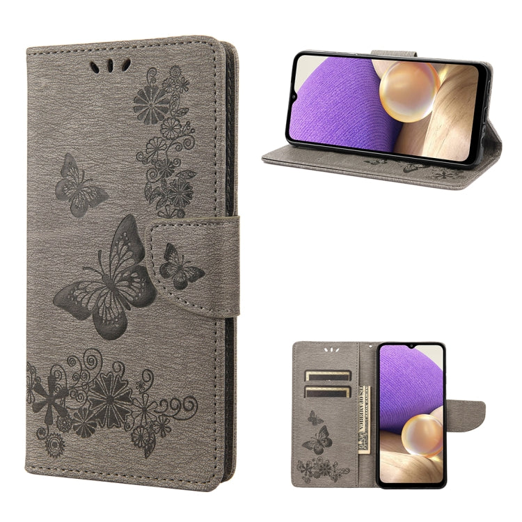 Butterfly Embossed Horizontal Flip Leather Phone Case, For Samsung Galaxy A23e / A23s, For Motorola Moto E22 / E22i, For Nothing Phone 1
