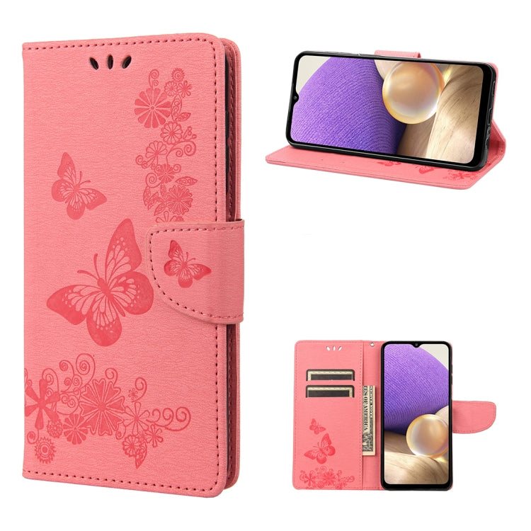 Butterfly Embossed Horizontal Flip Leather Phone Case, For Samsung Galaxy A23e / A23s, For Motorola Moto E22 / E22i, For Nothing Phone 1