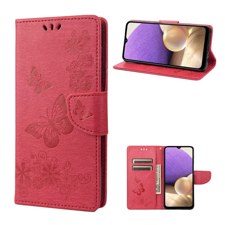 Butterfly Embossed Horizontal Flip Leather Phone Case, For Samsung Galaxy A23e / A23s, For Motorola Moto E22 / E22i, For Nothing Phone 1