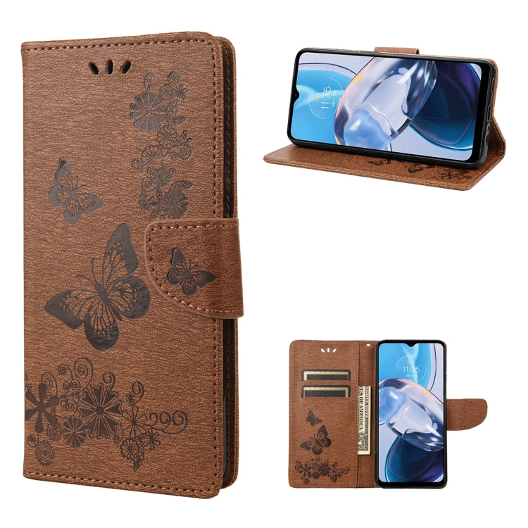Butterfly Embossed Horizontal Flip Leather Phone Case, For Samsung Galaxy A23e / A23s, For Motorola Moto E22 / E22i, For Nothing Phone 1