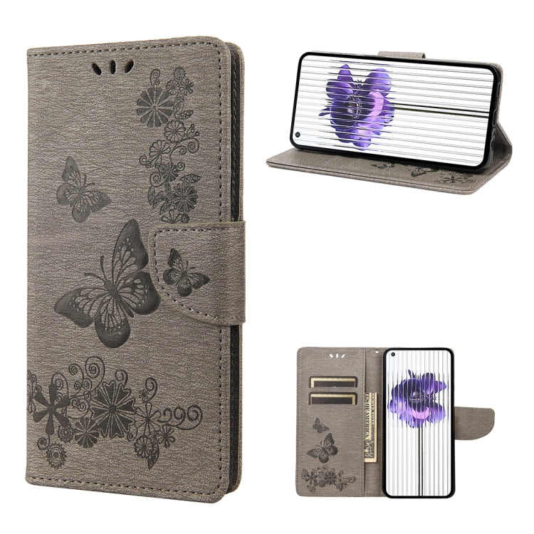 Butterfly Embossed Horizontal Flip Leather Phone Case, For Samsung Galaxy A23e / A23s, For Motorola Moto E22 / E22i, For Nothing Phone 1