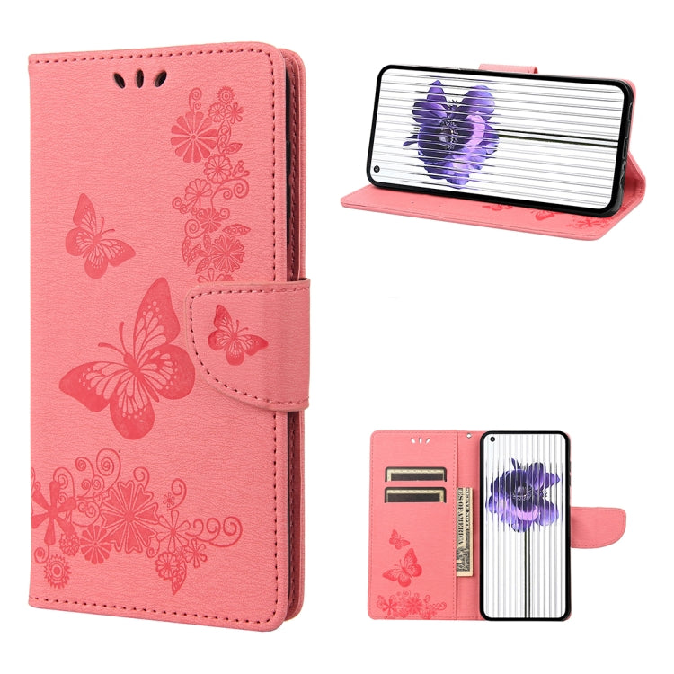 Butterfly Embossed Horizontal Flip Leather Phone Case, For Samsung Galaxy A23e / A23s, For Motorola Moto E22 / E22i, For Nothing Phone 1