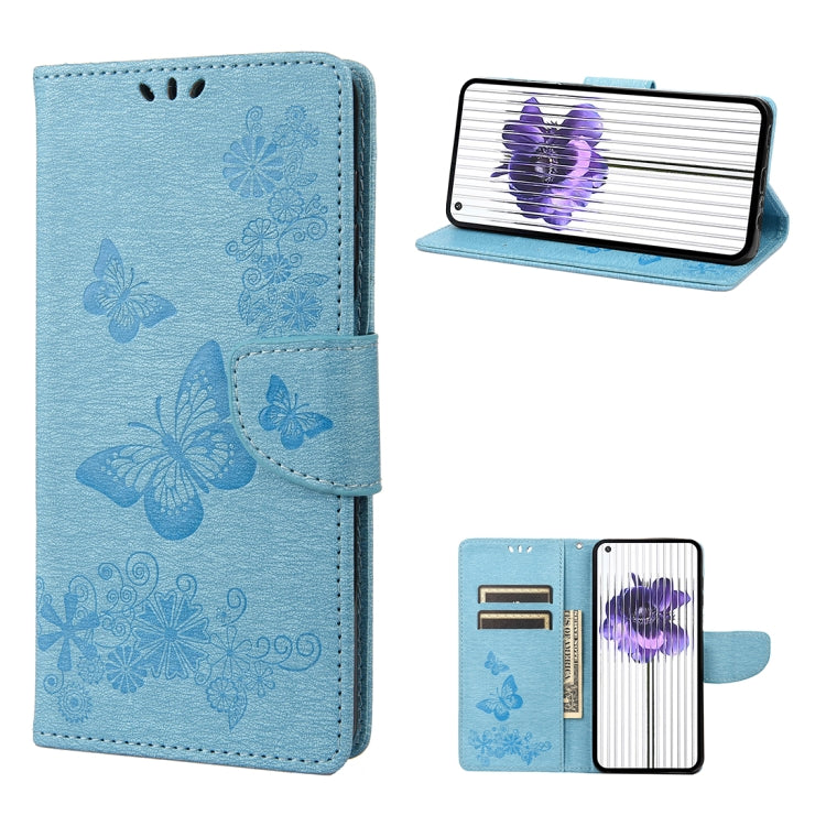 Butterfly Embossed Horizontal Flip Leather Phone Case, For Samsung Galaxy A23e / A23s, For Motorola Moto E22 / E22i, For Nothing Phone 1
