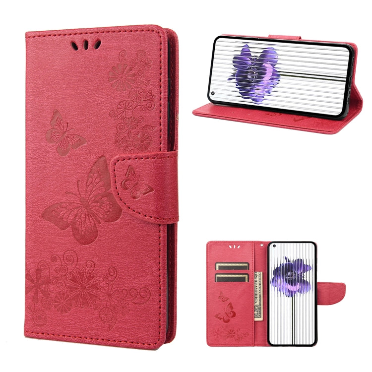 Butterfly Embossed Horizontal Flip Leather Phone Case, For Samsung Galaxy A23e / A23s, For Motorola Moto E22 / E22i, For Nothing Phone 1