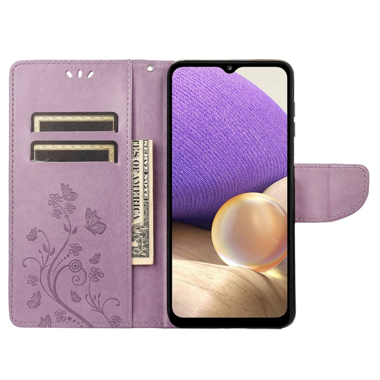 Butterfly Flower Pattern Flip Leather Phone Case, For Samsung Galaxy A23e / A23s, For Motorola Moto E22 / E22i, For Nothing Phone 1