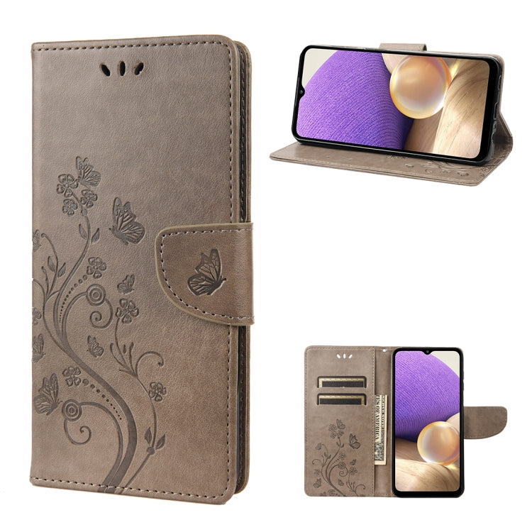 Butterfly Flower Pattern Flip Leather Phone Case, For Samsung Galaxy A23e / A23s, For Motorola Moto E22 / E22i, For Nothing Phone 1