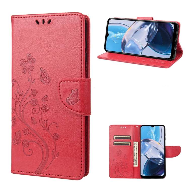 Butterfly Flower Pattern Flip Leather Phone Case, For Samsung Galaxy A23e / A23s, For Motorola Moto E22 / E22i, For Nothing Phone 1