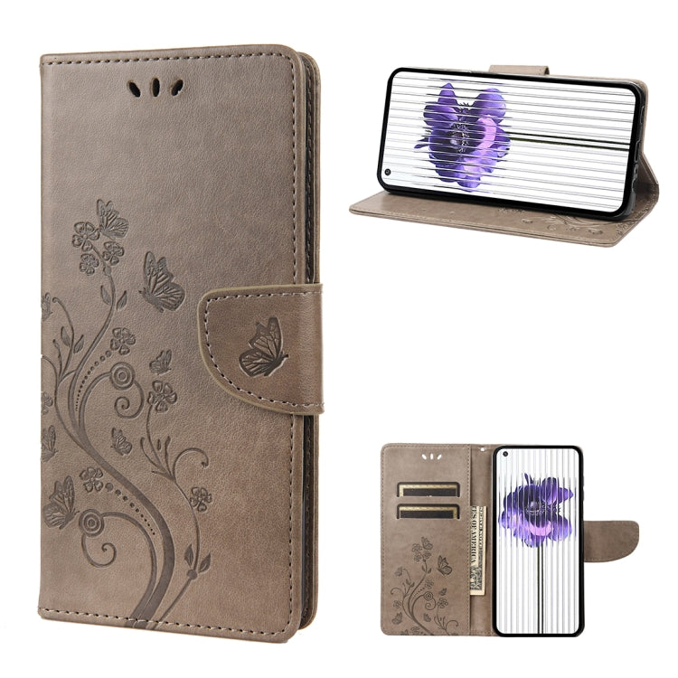 Butterfly Flower Pattern Flip Leather Phone Case, For Samsung Galaxy A23e / A23s, For Motorola Moto E22 / E22i, For Nothing Phone 1