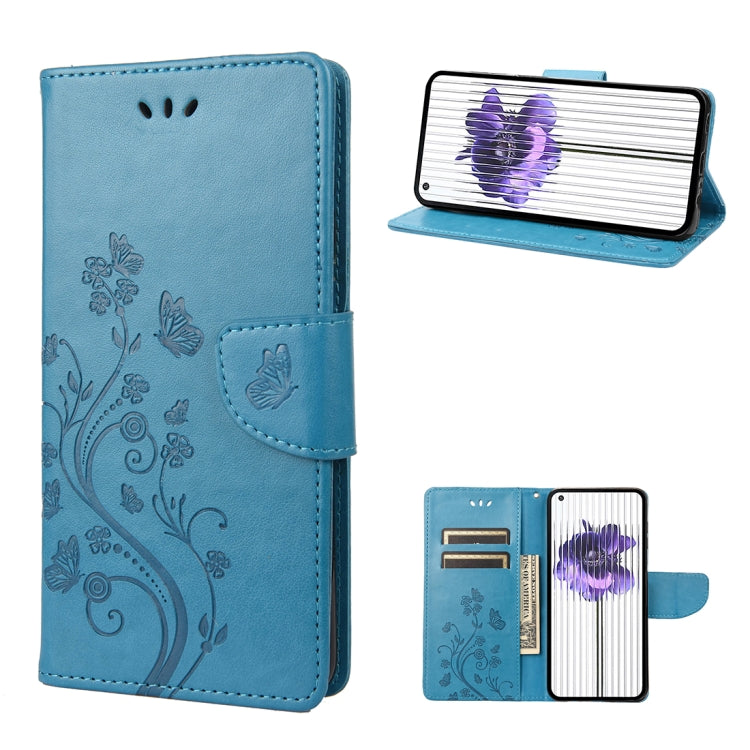 Butterfly Flower Pattern Flip Leather Phone Case, For Samsung Galaxy A23e / A23s, For Motorola Moto E22 / E22i, For Nothing Phone 1