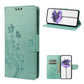 Butterfly Flower Pattern Flip Leather Phone Case, For Samsung Galaxy A23e / A23s, For Motorola Moto E22 / E22i, For Nothing Phone 1