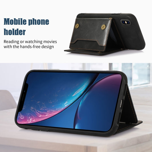 Three-fold RFID Leather Phone Case with Lanyard, For iPhone XS, For iPhone XS Max, For Samsung Galaxy A12, For Samsung Galaxy A13 4G/A13 5G, For Samsung Galaxy A51 4G, For Samsung Galaxy A53 5G, For Samsung Galaxy A52 5G/A52s 5G������������������������...