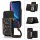 Three-fold RFID Leather Phone Case with Lanyard, For iPhone XS, For iPhone XS Max, For Samsung Galaxy A12, For Samsung Galaxy A13 4G/A13 5G, For Samsung Galaxy A51 4G, For Samsung Galaxy A53 5G, For Samsung Galaxy A52 5G/A52s 5G������������������������...